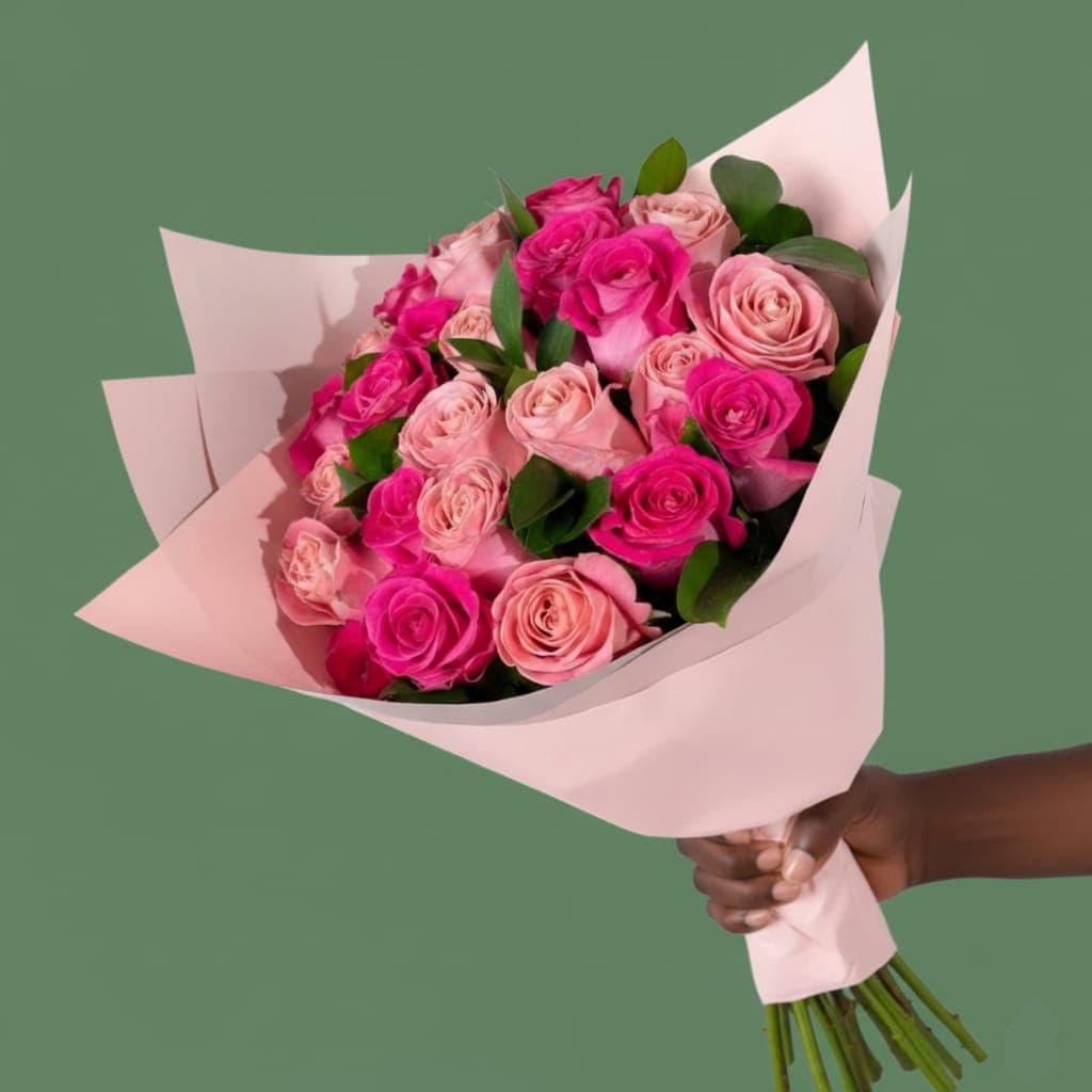 Ramo de Rosas Bicolor Rosa.