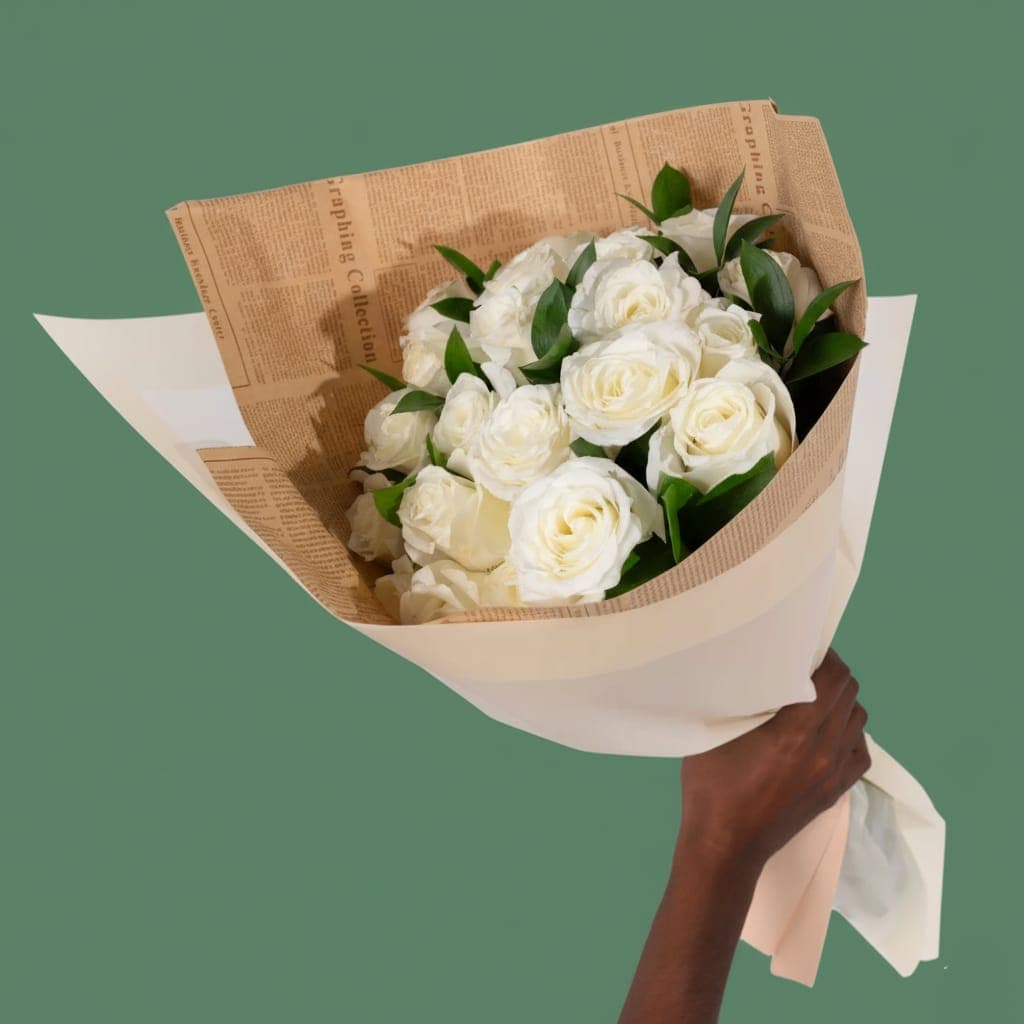 Ramo de Rosas Blancas